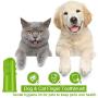 CAM-ULATA Dog Cat Toothbrush Finger 12pcs Set Dental Hygiene Brushes Food Safety Soft Silicone Pet Finger Toothbrush for Puppy Doggy Dog