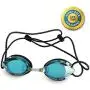 Anti-Fog Juniors Racing Swimming Goggles - by Proswims with Quick Adjustable Elastic Bungee Strap, Hard Case and Bonus Swim Goggles Microfiber Cleaning Cloth Anti-Fog Juniors Racing Swimming Goggles - by Proswims with Quick Adjustable Elastic Bungee Strap, Hard Case and Bonus Swim Goggles Microfiber Cleaning Cloth