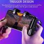 no logo Haoyushangmao K21 Game Handle PUBG Mobile Phone Gamepad Joystick L1 R1 Trigger Game Shooter Controller for iPhone Samsung Xiaomi Phone