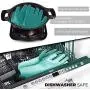 FecPecu Pet Grooming Gloves, Dog Bathing Shampoo Gloves with High Density Teeth, Silicone Hair Removal Gloves with Enhanced Five Finger Design for Dogs, Cats FecPecu Pet Grooming Gloves, Dog Bathing Shampoo Gloves with High Density Teeth, Silicone Hair Removal Gloves with Enhanced Five Finger Design for Dogs, Cats