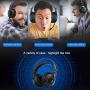 Gaming Headset, Haolide V9 Wired USB Headphone with Mic, Noise Reduction, Bass Surround for PS4 Xbox One PC Mac Laptop Computer Tablet Smart Phone