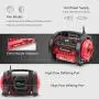 Avid Power Tire Inflator Air Compressor, 12V DC / 110V AC Dual Power Tire Pump with Inflation and Deflation Modes, Dual Powerful Motors, Digital Pressure Gauge