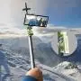 Selfskie - Universal Bluetooth Selfie Stick Mount Compatible with All Action Cameras and Smartphones - Selfie Holder with Wireless Remote Control Android & iOS Selfskie - Universal Bluetooth Selfie Stick Mount Compatible with All Action Cameras and Smartphones - Selfie Holder with Wireless Remote Control Android & iOS