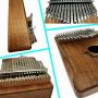 17 Key Kalimba Thumb Piano,Solid Wood Portable Finger Piano Musical Instrument,Gift for Kids and Beginners