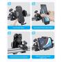 andobil Bike & Motorcycle Phone Mount Ultimate Universal ATV Mountain & Road Bicycle Handlebar Easy Clamp Cellphone Holder Compatible with iPhone SE 11 Pro Xr Xs Max X 8 Plus, Galaxy S20 Note10