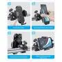 andobil Bike & Motorcycle Phone Mount Ultimate Universal ATV Mountain & Road Bicycle Handlebar Easy Clamp Cellphone Holder Compatible with iPhone SE 11 Pro Xr Xs Max X 8 Plus, Galaxy S20 Note10