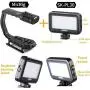 Handheld Stabilizer & Video Led Lights & Remote Control Skateboard for DJI OSMO iPhone 11 X 8 7, Sevenoak Handle Grip & Built-in Stereo Mic for Smartphone GoPro Sony Alpha RX0 DSLR Camera Camcorder
