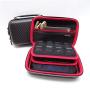GHKJOK Multi-Function Digital Accessories Storage Bag, 3DSLL/XL Game Machine Package, Eva Mobile Hard Disk U Disk Data Line Power Protection Package,Portable Carbon fiber 3DS Game Bag – Black