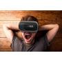 VR Headset Compatible with iPhone & Android - Limited Edition - Universal Virtual Reality Goggles for Kids & Adults - Your Best Mobile Games 360 Movies w/Soft & Comfortable New 3D VR Glasses | Silver