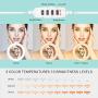 TARION 11" Selfie Ring Light with Stand + Phone Holder Foldable Beauty Ring Light Mini Led Light for Live Stream Video Photography Videography Conference Desk Led Lighting Adjustable Brightness Pink