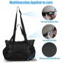 Dog Car Seat,Puppy Booster Seat Dog Travel Car Carrier Bed with Storage Pocket and Clip-on Safety Leash Removable Washable Cover for Small Dog