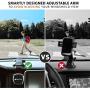 BESTRIX Phone Car Holder for Car Dashboard | Magnetic Phone Car Mount | Magnet Car Phone Holder Compatible with iPhone 11Pro Xr Xs XS MAX X 8 8Plus 7 7Plus 6 6Plus Galaxy Note S7 8 9 10 & More