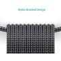 Micro USB Cable Android Charger - Syncwire [2-Pack 3.3 ft] Super-Durable Nylon-Braided Fast Sync & Charging Cord for Samsung, HTC, Nexus, LG, Xbox One, PS4, Smartphones & More - Space Gray