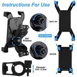 Portable Hand Carrying Handle Straps Carrying Handle Bandage Belt Webbing Scooter Carrying Accessories and Bicycle Phone Holder for Xiaomi M365 Mi Ninebot Electric Scooter Goods ES1/ ES2/ ES3/ ES4