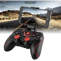 Bonega X3 Wireless BT Game Controller Joystick Gamepad with Phone Holder for Android iOS Smartphone Tablet PC TV Box Windows (Renewed)