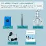 Cell Phone Signal Booster for Home and Office - Dual Band 850/1700/2100MHz Band 4 Band 5 Signal Repeater Amplifier Kit Boosts GSM 3G 4G LTE Voice & Data for AT&T Verizon T-Mobile