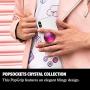PopSockets: PopGrip with Swappable Top for Phones and Tablets - Disco Crystal Plum Berry