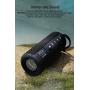 MIATONE Outdoor Portable Bluetooth Speakers Waterproof Wireless Speaker (Black)