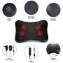 SULIVES Shiatsu Back and Neck Massager, Massage Pillow with Heat for Muscle Pain Relief, The Best Relaxing Gift for Home Offices and Cars