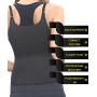 LODAY Waist Trainer Corset for Weight Loss Tummy Control Sport Workout Body Shaper Black