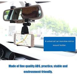 Victoria-ACX - Adjustable Car Auto Rearview Mirror Bracket Mount Mobile Phone Holder GPS Bracket Stands Car Accessories