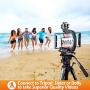 Zeadio Triple Hot-Shoe Handheld Stabilizer with Smartphone Video Rig for Canon Nikon Sony Panasonic Pentax Olympus DSLR Camera Camcorder and Phones