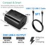 Samsung USB-C Super Fast Charging Wall Charger-25W PD Charger Adapter with Type-C Cable(5ft) for Samsung Galaxy Note10/ Note10+/ S10/ S9/ S8, iPad pro 2018, Google Pixel 4/Pixel 3/Pixel and More