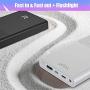 REDISONA 20000mAh Power Bank Portable Charger (20000mAh-White)