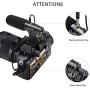 Smartphone Microphone, Camera Microphone with Aluminum Body, Video Microphone with Real-time Monitoring, Furry Windscreen, for Canon, Sony, Nikon, DSLR Camera/DV (Not for Canon T5i,T6)