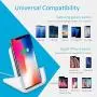 AVANTY Wireless Charger, Wireless Charger Stand Pad 10W Compatible with iPhone11 iPhone X, iPhone 8/8 Plus, Galaxy S9/S9+Note 8/5 S8/S8+ S7/S7 Edge and All QI-Enabled Cell Phones (Bright White) AVANTY Wireless Charger, Wireless Charger Stand Pad 10W Compatible with iPhone11 iPhone X, iPhone 8/8 Plus, Galaxy S9/S9+Note 8/5 S8/S8+ S7/S7 Edge and All QI-Enabled Cell Phones (Bright White)