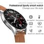 mijiaowatch L7 Smart Watch, Fitness Tracker Blood Pressure Watch with Heart Rate Monitor Ip68 Waterproof Sport Smart Watches Compatible with iOS&Android (Brown)
