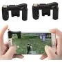 BEESCLOVER 1 Pairs Mobile Phone Gaming Trigger Fire Button Smartphone Shooter Controller for PUBG Black BEESCLOVER 1 Pairs Mobile Phone Gaming Trigger Fire Button Smartphone Shooter Controller for PUBG Black