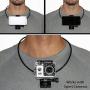FastSun Phone Neck Holder Lazy Neck Holder Stand Universal Neck Hanging Holder Smart Phone Sport Camera Self-Timer Tool Adjustable 4-6 inch Bracket for iPhone Samsung for GoPro