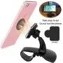 Car Phone Mount,  [New Design] [Super Strong Magnet][360 Degree Rotation] Bukm Universal Magnetic Dashboard Phone Holder Mount for Cell Phones and Mini Tablets