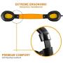 Gaming Headset,DLAND 3.5mm Wired Bass Stereo Noise Isolation Gaming Headphones with Mic for Laptop Computer, Cellphone, PS4 and so on- Volume Control (Black and Orange)