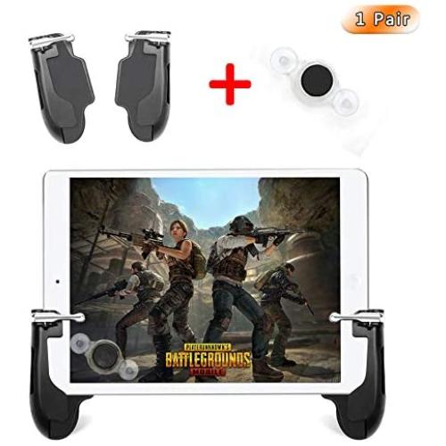 takyu Mobile Game Controller for Pad, Mobile Controller with Game Joystick, L1R1 Sensitive Aim and Shoot Gamepad Trigger for 4.5-12.9 inch Tablet & Android iOS Phone