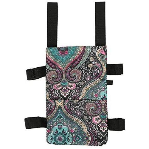 Fushida Crutch Bag,Lightweight and Waterproof Nylon Crutch Pouch, Carryon on Crutches,Reusable Dacron Package for Broken Leg Ergonomic, Portable Walking Stick Accessory Pad(FYH114)