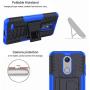 RioGree for LG K30 Phone Cases / k10 2018 / Phoenix Plus / CV3 / Pro LTE/Harmony 2 Cell Phone Case, with Screen Protector Kickstand Heavy Duty for Women Men, Blue