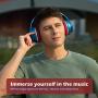 Noise Cancelling Headphones Wireless Bluetooth 5.0, Over-Ear Srhythm NC15 Headset with Microphones for Online Class/Home Office/TV/PC/Cell Phone-Low Latency