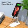 TORRAS Foldable Cell Phone Stand for Desk [Portable Version], Adjustable Phone Holder for Desktop, Phone Dock Cradle Compatible for iPhone 11 Pro Max Xr X, Samsung Galaxy S20+ Ultra Note10, iPad Mini