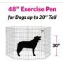 MidWest Homes for Pets Folding Metal Exercise Pen/Pet Playpen MidWest Homes for Pets Folding Metal Exercise Pen/Pet Playpen