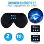 Sleep Headphones,3D Sleep Mask Bluetooth 5.0 Wireless Music Eye Mask, LC-dolida Sleeping Headphones for Side Sleepers, with Ultra-Thin HD Stereo Speakers Perfect for Sleeping, Air Travel, Meditation