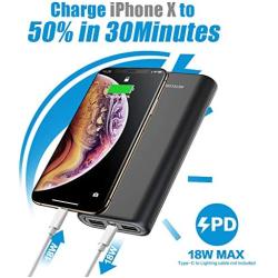 Fast Charging USB C Power Bank, Metecsmart Portable Fast Charger, 20000mAh External Charger, Phone Battery Backup, Quick Charge Power Bank Portable Charger Mobile Charger Battery Pack