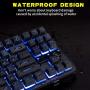 RGB Gaming Keyboard and Mouse Combo, CHONCHOW TKL Compact 87 Keys Backlit Small Computer Keyboard with Gaming Mouse, USB Wired Set for PC PS4 Xbox Laptop