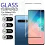 Galaxy S10 Plus HD Clear Tempered Glass Screen Protector+Camera Lens Protectors by YEYEBF, [2+2 Pack] [Case-Friendly] [9H Hardness] Full Coverage Screen Protector Cover Shield