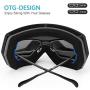 Zacro Ski Snowboard Goggles Anti Fog - Interchangeable Lens Over Glasses Snow Skiing Goggles for Men Women Youth
