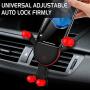 Car Phone Holder,REDSHINE Gravity Car Mount Air Vent Phone Holder for car for iPhone 11/ X/Xs Max/8/7/7P/6s/6P/5S, Galaxy S5/S6/S7/S8/S9,Note8 Google, LG, Huawei and More