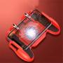 Studyset Gaming Controller Gamepad H5 Portable PUBG Mobile Phone Game Controller Joystick Cooling Fan Gamepad for iOS Android Red Blue
