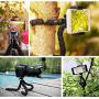 Phone Tripod, Camera Flexible Tripod with Bluetooth Remote and Universal Clip, 360° Adjustable Mini Travel Tripod Portable Camera Stand Holder for iPhone Android GoPro Selfie SLR Sports Camera