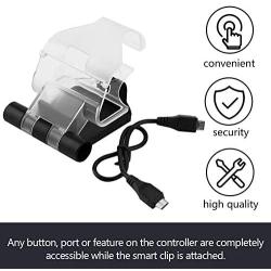 graceUget Smart Clip Mobile Phone Clamp Holder for Playstation 4 PS4 Game Controller